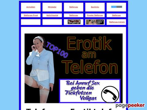 Details : Telefonsex und Sexcam Erotiktopliste 100